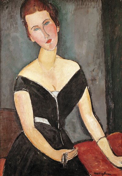 Madame G. van Muyden, 1917 by Amedeo Modigliani
